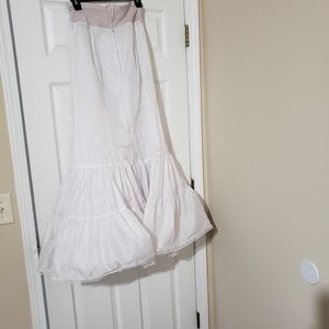 David bridal fit and flare slip